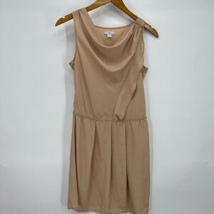 GAP Elegant Tan Sleeveless Dress